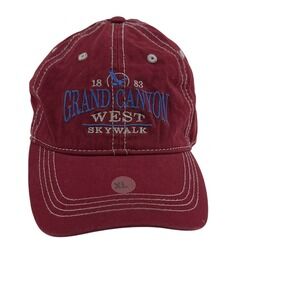 Prairie Mountain Grand Canyon‎ West Skywalk Hat XL Burgundy Cap
